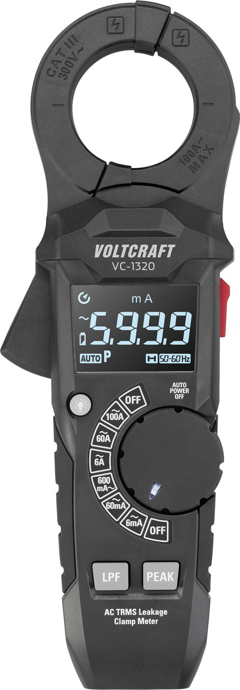 VOLTCRAFT VC-1320 Lakatfogó Kalibráció (ISO) digitális Kijelző (digitek): 6000