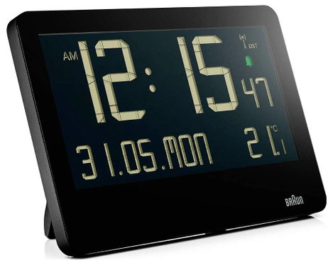 Braun BC14B-DCF Rádiójel vezérlésű Falióra 261 mm x 173 mm Fekete 4. kép