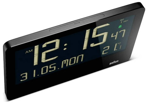 Braun BC14B-DCF Rádiójel vezérlésű Falióra 261 mm x 173 mm Fekete 5. kép