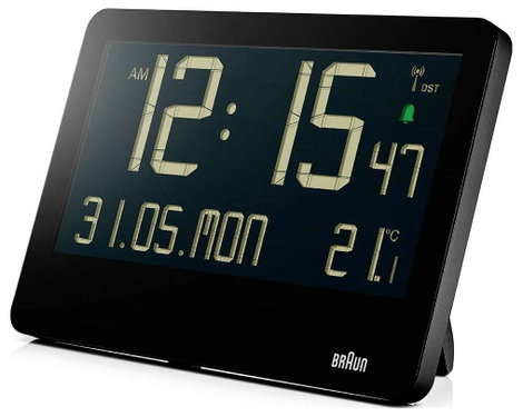 Braun BC14B-DCF Rádiójel vezérlésű Falióra 261 mm x 173 mm Fekete 6. kép