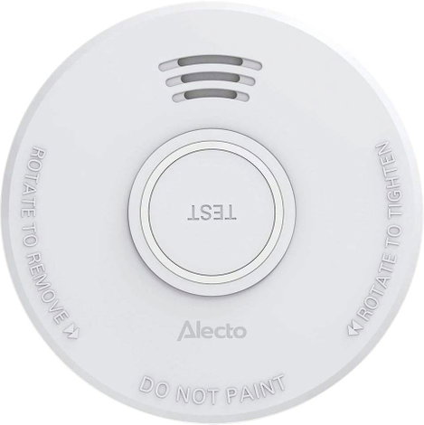 Alecto SD110 2X Füstjelző 2 részes készlet Elemekről üzemeltetett (Ø x Ma) 101 mm x 36 mm