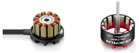 Hobbywing Hobbywing QuicRun Outer 3530SL-1700kV Autómodell brushless elektromotor kV: 1700 4. kép