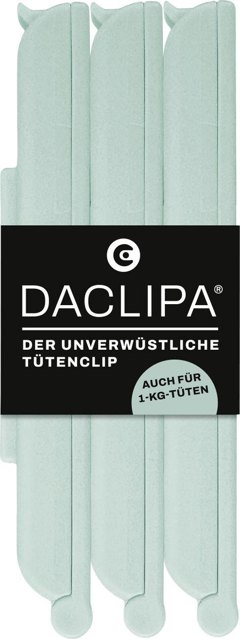 DACLIPA 4170000254485 Táskacsipesz 3 az 1-ben mentazöld