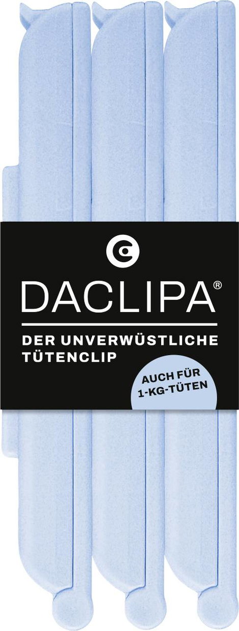 DACLIPA 4170000254492 Táskacsipesz 3 az 1-ben jégkék