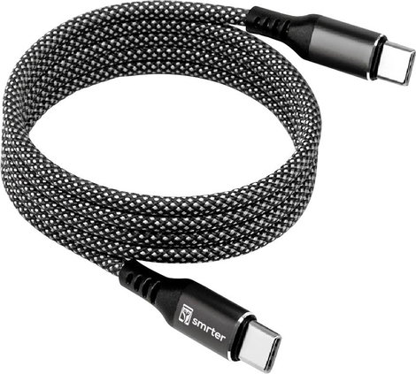 Smrter USB töltőkábel USB-C® dugó 1 m Antracit MAGNETO_C2C_AT_R