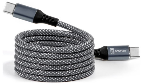 Smrter USB töltőkábel USB-C® dugó 1 m Antracit MAGNETO_C2C_AT_R 3. kép