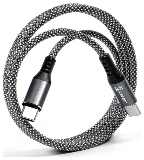 Smrter USB töltőkábel USB-C® dugó 1 m Antracit MAGNETO_C2C_AT_R 4. kép
