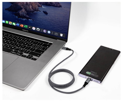 Smrter USB töltőkábel USB-C® dugó 1 m Antracit MAGNETO_C2C_AT_R 6. kép