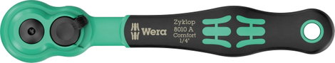 Wera 8010 A Zyklop racsni Metrikus 1/4, 1/4 (6,3 mm) 05005600001