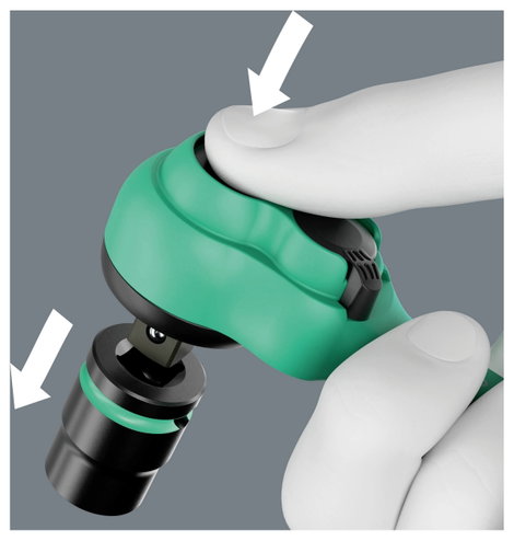 Wera 8010 A Zyklop racsni Metrikus 1/4, 1/4 (6,3 mm) 05005600001 3. kép
