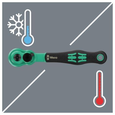 Wera 8010 A Zyklop racsni Metrikus 1/4, 1/4 (6,3 mm) 05005600001 4. kép
