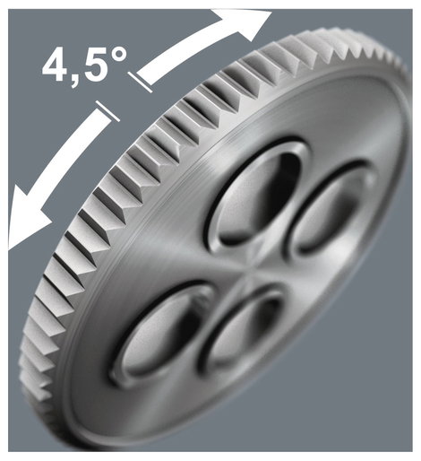 Wera 8010 A Zyklop racsni Metrikus 1/4, 1/4 (6,3 mm) 05005600001 5. kép