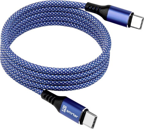 Smrter USB töltőkábel USB-C® dugó 1 m Kék MAGNETO_C2C_BL_R
