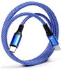 Smrter USB töltőkábel USB-C® dugó 1 m Kék MAGNETO_C2C_BL_R 4. bélyegkép