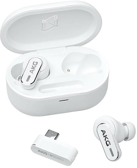 AKG AKGN5HYBRIDWHT In Ear headset Bluetooth®, Vezeték nélküli Fehér 5. kép
