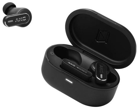 AKG AKGN5HYBRIDBLK In Ear headset Bluetooth®, Vezeték nélküli Fekete 2. kép