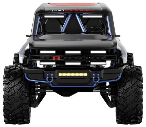 MJX Fekete-piros Brushless 1:12 RC modellautó Elektro Crawler 4WD RtR 2,4 GHz Akkuval és töltőkészül 5. kép