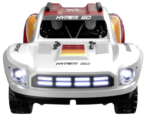 MJX Fehér-piros Brushless 1:14 RC modellautó Elektro Short Course 4WD RtR 2,4 GHz Akkuval és töltőké 2. kép