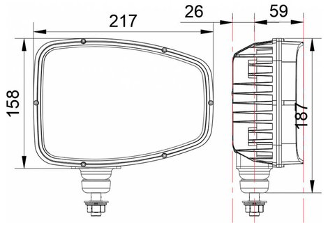 KAMAR Első fényszóró L3431 L3431 LED elöl 8. kép