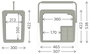 Dometic Group CFF 18 Hűtőláda EEK: B (A - G) Kompresszor 230 V/AC, 12 V/DC Sötétszürke 19 l +10 °C é 5. bélyegkép