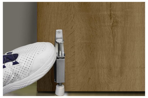 Sygonix SY-7065774 Ajtórögzítő ezüst 6. kép