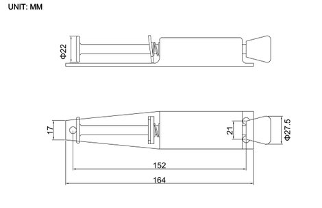 Sygonix SY-7065774 Ajtórögzítő ezüst 7. kép