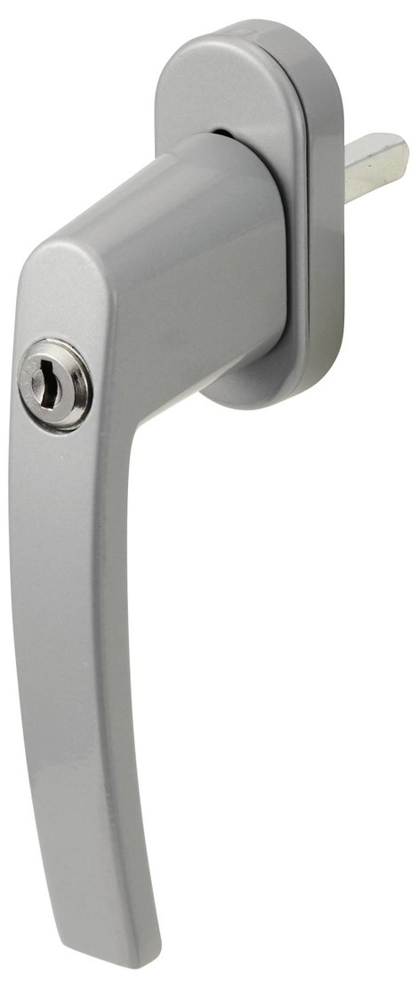 Sygonix SY-7065782 Ablakfogantyú, reteszelhető Ezüst 3. kép