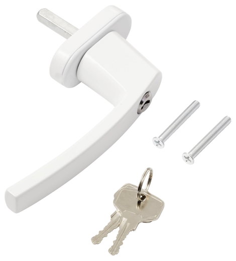 Sygonix SY-7065784 Ablakfogantyú, reteszelhető Fehér 6. kép