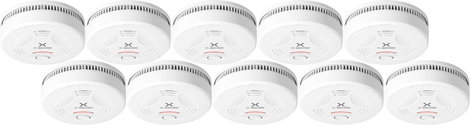 X-Sense SD11 Füstjelző 10 éves elemélettartammal (Sz x Ma x Mé) 122 x 44 x 122 mm 10 db