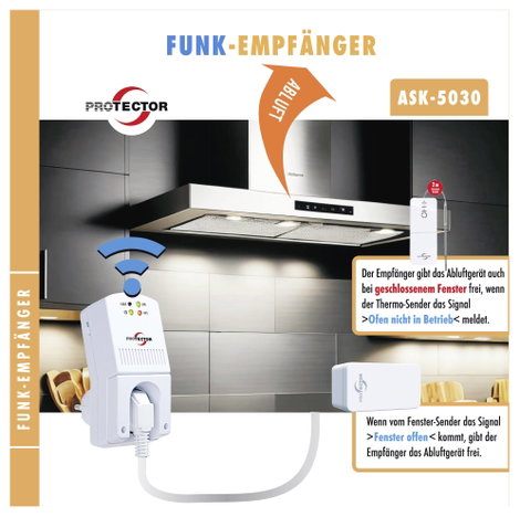 Protector Vezeték nélküli szellőzés vezérlő ASK-5030 1800 W 6. kép