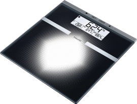 Beurer BG 21 Testzsíranalizáló mérleg 76430 digitális Mérési tartomány (max.)=180 kg Ezüst