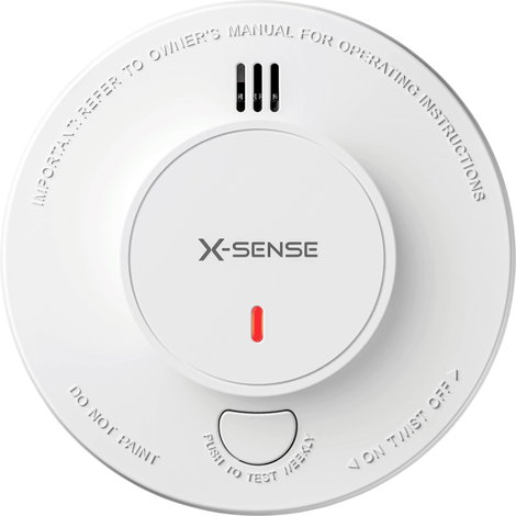 X-Sense SD19 Füstjelző 10 éves elemélettartammal Elemekről üzemeltetett (Sz x Ma x Mé) 122 x 45 x 12