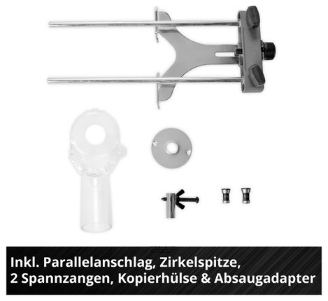Einhell Professional Felületmaró 4350425 TP-RO 18/55 Li BL - Solo kefe nélkül, akku nélkül, töltő né 7. kép