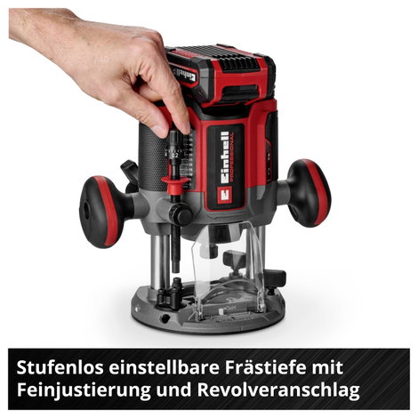 Einhell Professional Felületmaró 4350425 TP-RO 18/55 Li BL - Solo kefe nélkül, akku nélkül, töltő né 9. kép