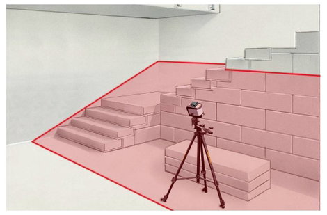 Laserliner FixPod 155 cm Háromlábú állvány Munkamagasság=1500 cm (max) Fekete 5. kép