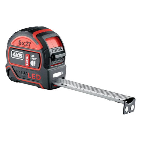 4K5 Tools LDX 5+ 606.110-5 Mérőszalag Beépített LED-es világítással 5 m Acél, ABS