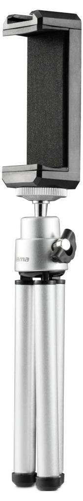 Hama Fancy 2in1 Mini állvány 1/4 col Munkamagasság=12 - 16 cm Ezüst Okostelefonokhoz és GoPro-hoz, O 3. kép