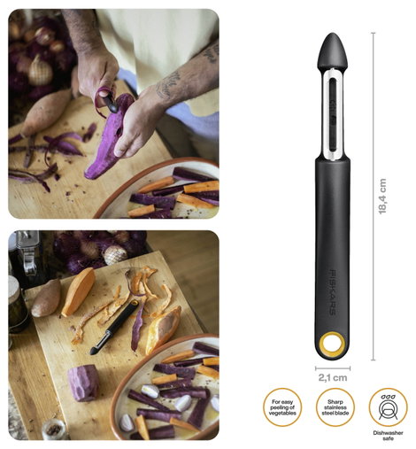 Fiskars 1079960 FF hámozó mozgatható pengével 2. kép