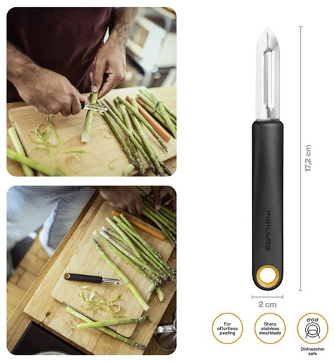 Fiskars 1079907 FF hámozó fix pengével 2. kép