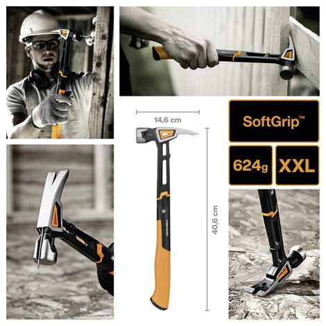 Fiskars IsoCore™ 1020216 Ácskalapács 1.02 kg 410 mm 1 db 2. kép