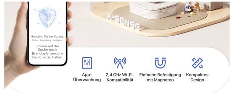 X-Sense XS0D-MR61 Füstjelző Hálózatba köthető 5. kép