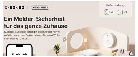X-Sense XS0D-MR61 Füstjelző Hálózatba köthető 7. kép
