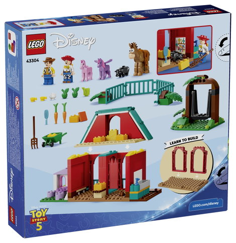 LEGO® DISNEY 6589993 Toy Story 5 Blaze lovasfarmja (43304) Építőkészlet pajtával, játékkészlet Wood 2. kép