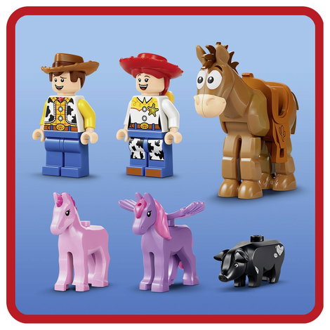 LEGO® DISNEY 6589993 Toy Story 5 Blaze lovasfarmja (43304) Építőkészlet pajtával, játékkészlet Wood 8. kép