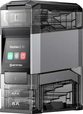 OLight Ostation 2 Pro-EU (OS) Hengeres akku töltő Lítiumion, NiMH Ceruza (AA), Mikro (AAA)