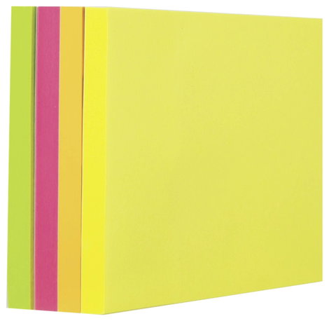DELI Öntapadó jegyzetlap D335799 7.6 cm x 7.6 cm 4 színű 400 db 5. kép