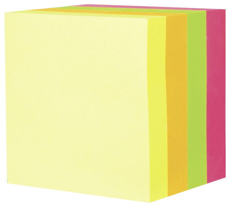 DELI Öntapadó jegyzetlap D336199 5.1 cm x 5.1 cm 4 színű 400 db 3. kép