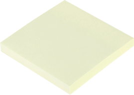 DELI Öntapadó jegyzetlap D335115 7.6 cm x 7.6 cm Sárga 100 db