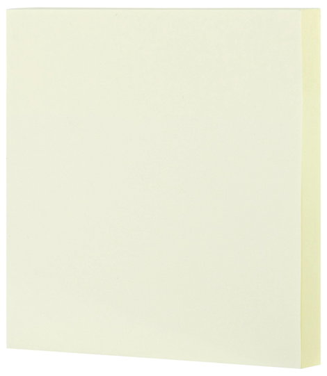 DELI Öntapadó jegyzetlap D335115 7.6 cm x 7.6 cm Sárga 100 db 3. kép