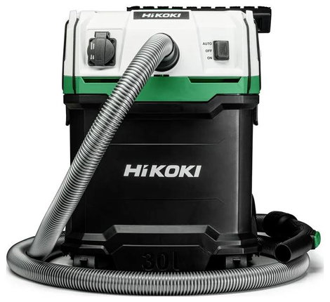 HiKOKI RP300YL RP300YLWAZ Nedves-/száraz porszívó 1200 W 30 l L minőséítésű porszívó osztály
